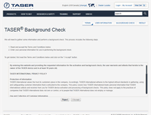 Tablet Screenshot of gog.taser.com